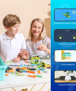 Alternative view of İz Atölye Senyap Robotik Kodlama Seti, Makerzoid Robot Master Premium / 600 Parça, 200 Farklı Robot