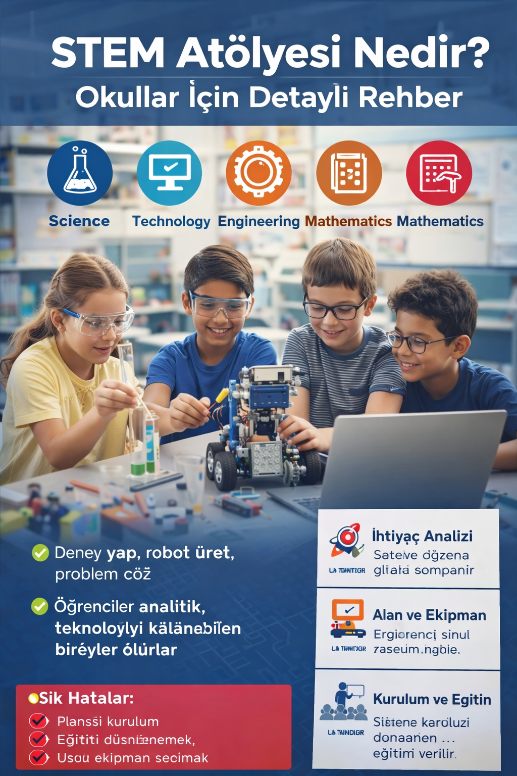 STEM Atölyesi Nedir Okullar İçin Detaylı Rehber (2026)