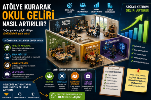 Atölye Kurarak Okul Geliri Nasıl Artırılır?