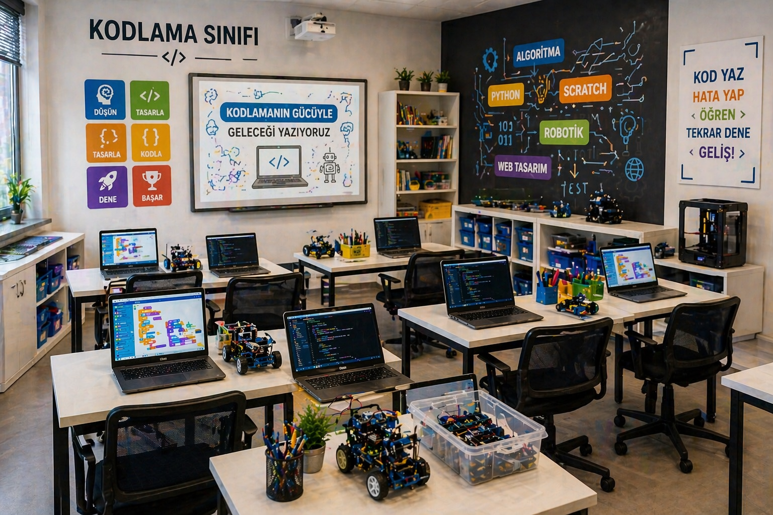 Kodlama Sınıfı Kurmak İçin Gerekli Malzemeler ( 2026 Rehberi )