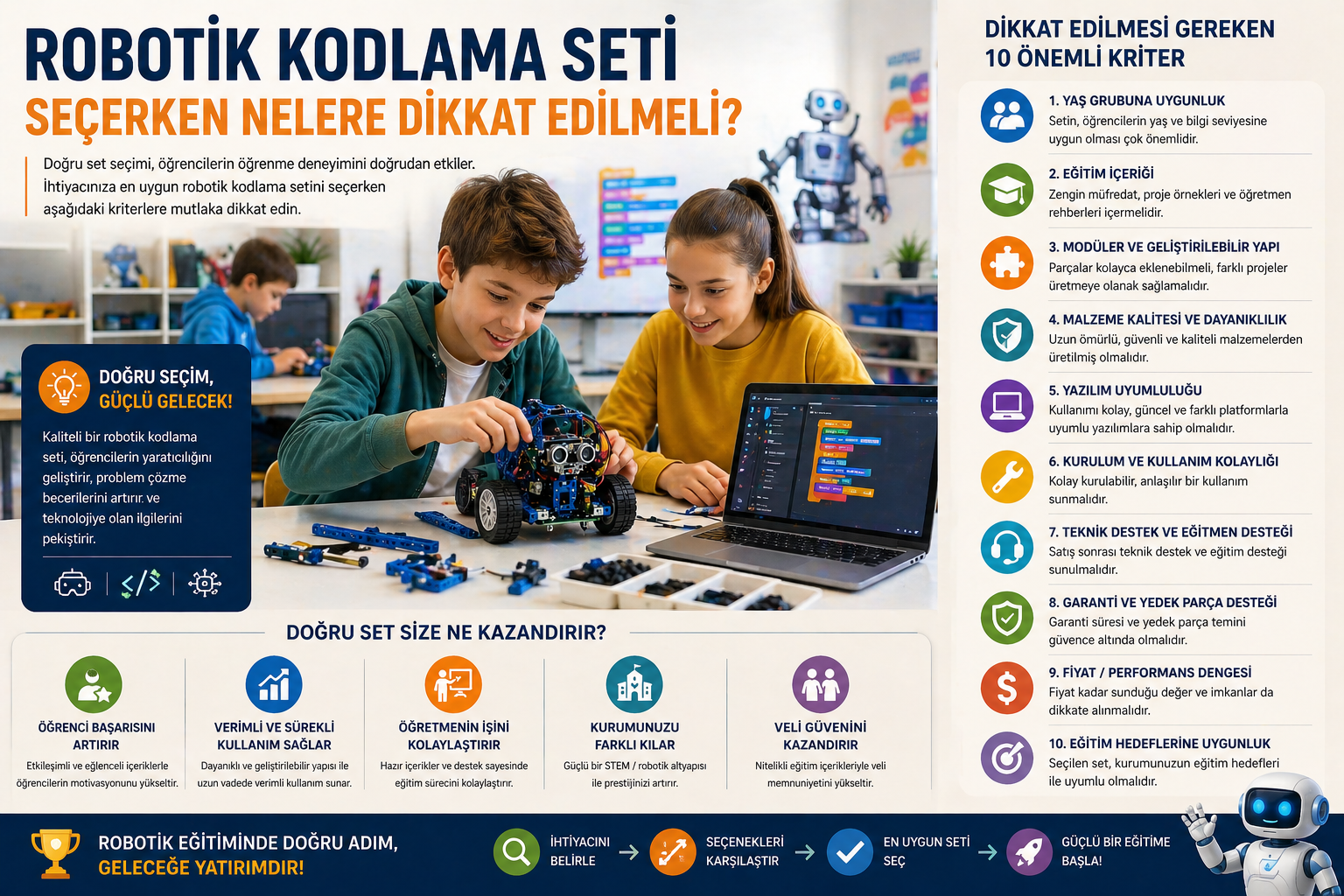 Robotik Kodlama Seti Seçerken Nelere Dikkat Edilmeli?