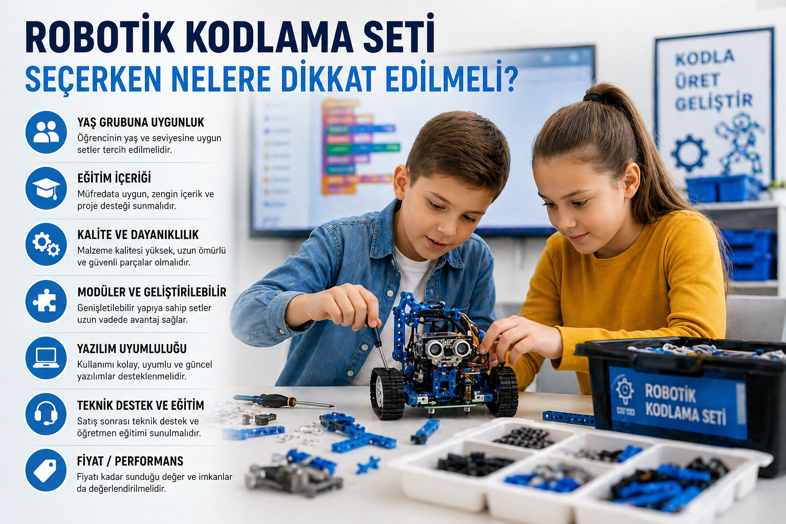 Robotik Kodlama Seti Seçerken Nelere Dikkat Edilmeli?