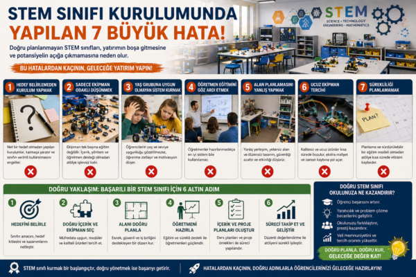 STEM Sınıfı Kurulumunda Yapılan 7 Büyük Hata