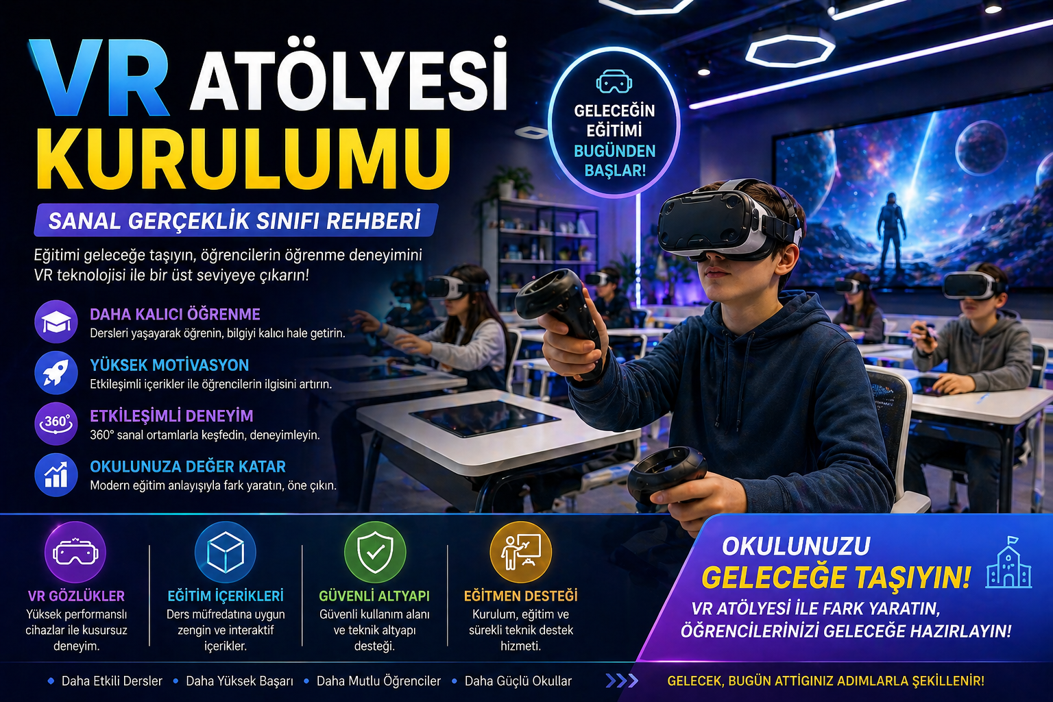 VR Atölyesi Kurulumu ( Sanal Gerçeklik Sınıfı Rehberi )