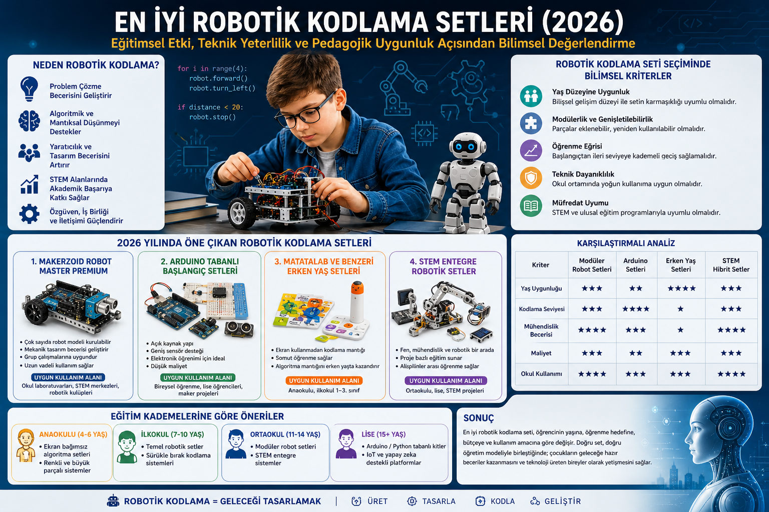 En İyi Robotik Kodlama Setleri